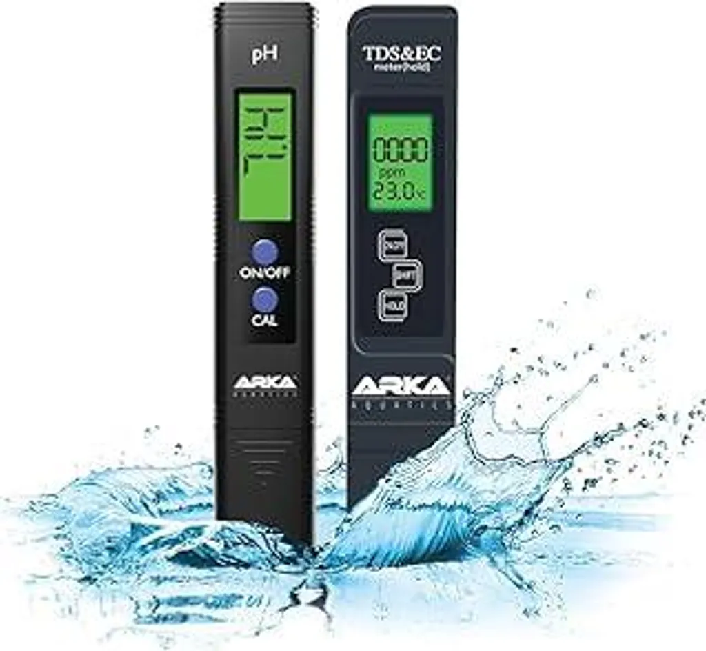 ARKA myAQUA Kit Sopravvivenza Acqua: pH e TDS per Laghetti e Viaggi