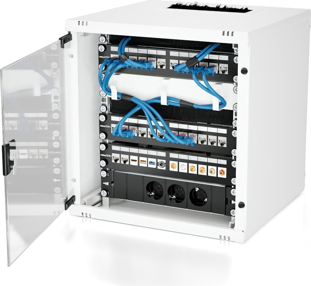 deleyCON M6 Käfigmuttern Schrauben Set für Netzwerkschränke Produktbild 6