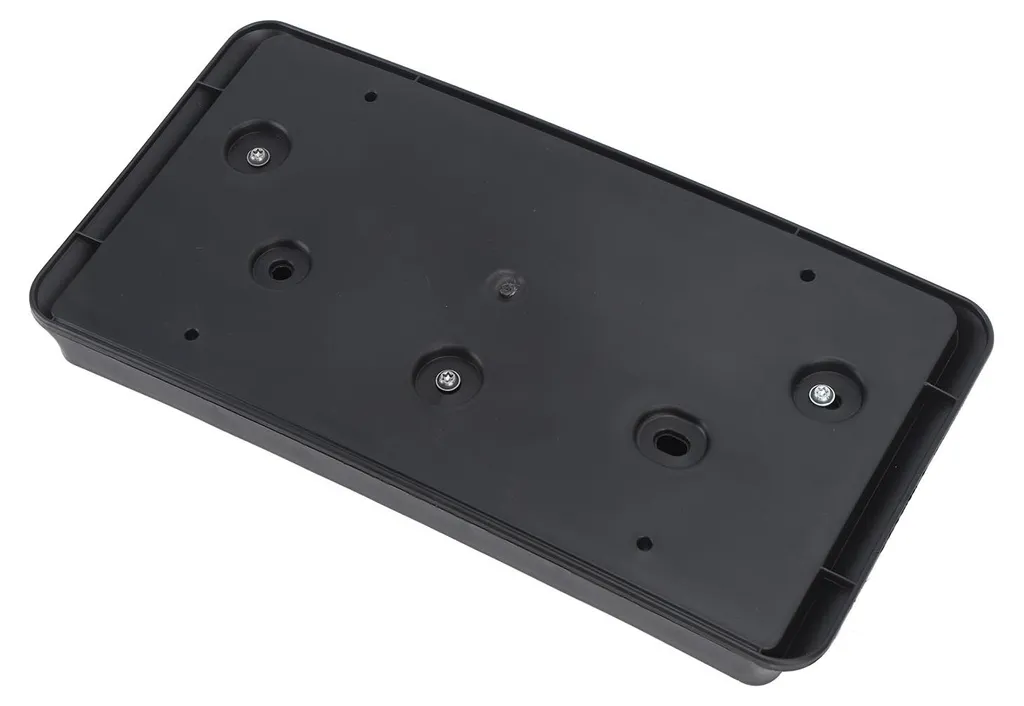 Support de Plaque Tesla Model S 1588288-00-B Résistant aux Chocs Noir