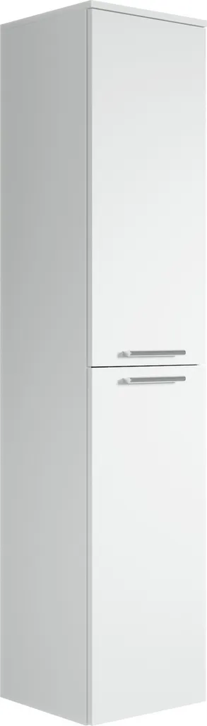 Rangement mural salle de bain gain de place Venus blanc 30x30x160 cm