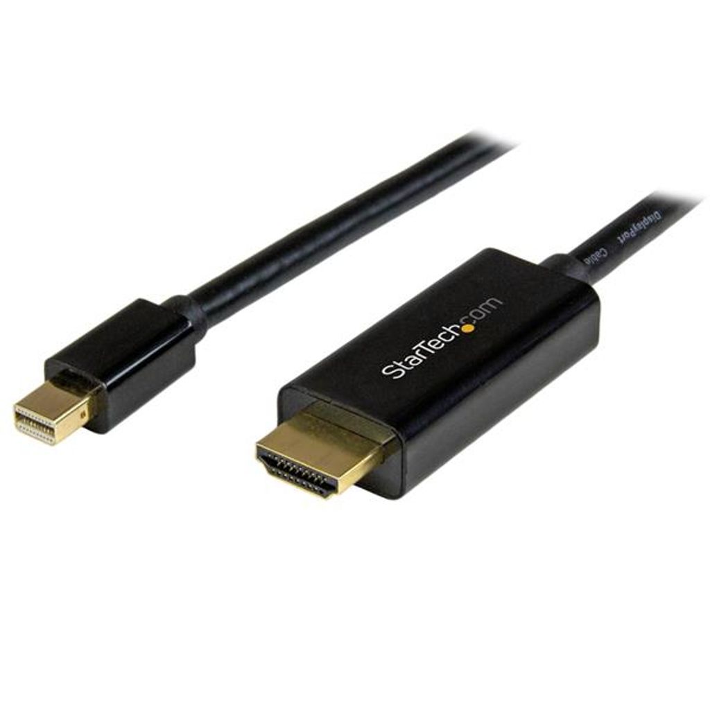 StarTech.com Mini DisplayPort auf HDMI Adapterkabel - Mini DP zu HDMI Adapter Kabel - 5m - Ultra HD 4K 30Hz - Schwarz - Videokabel - Mini DisplayPo...