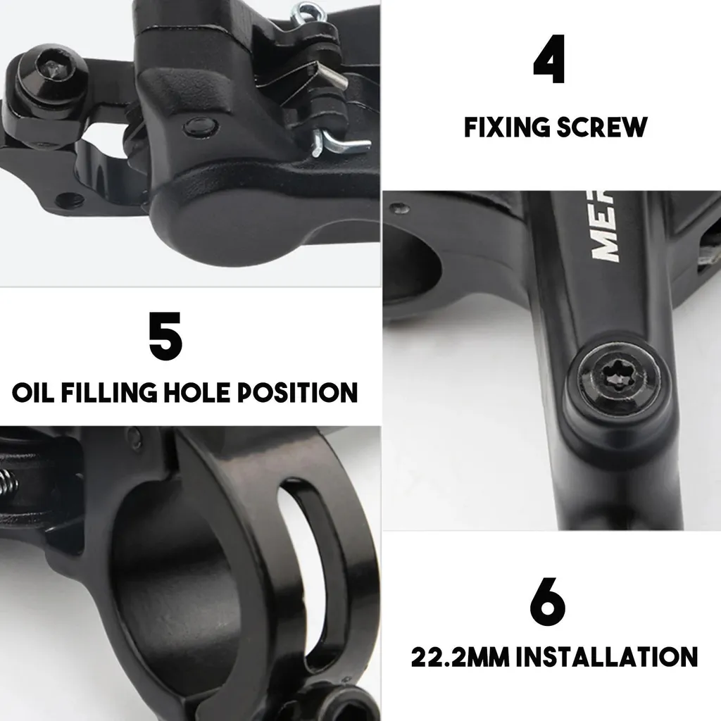 Kit frein à disque hydraulique VTT et E-Bike pour sécurité et performance