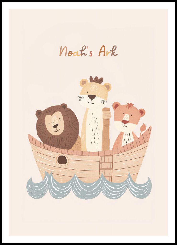 Plakat 70x100cm Muster für Kinder, Mädchen und Jungen - Arka