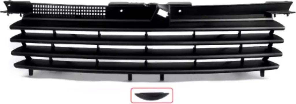 Grille Avant de Rechange pour VW Jetta Bora MK4 Noire - Look d'Origine