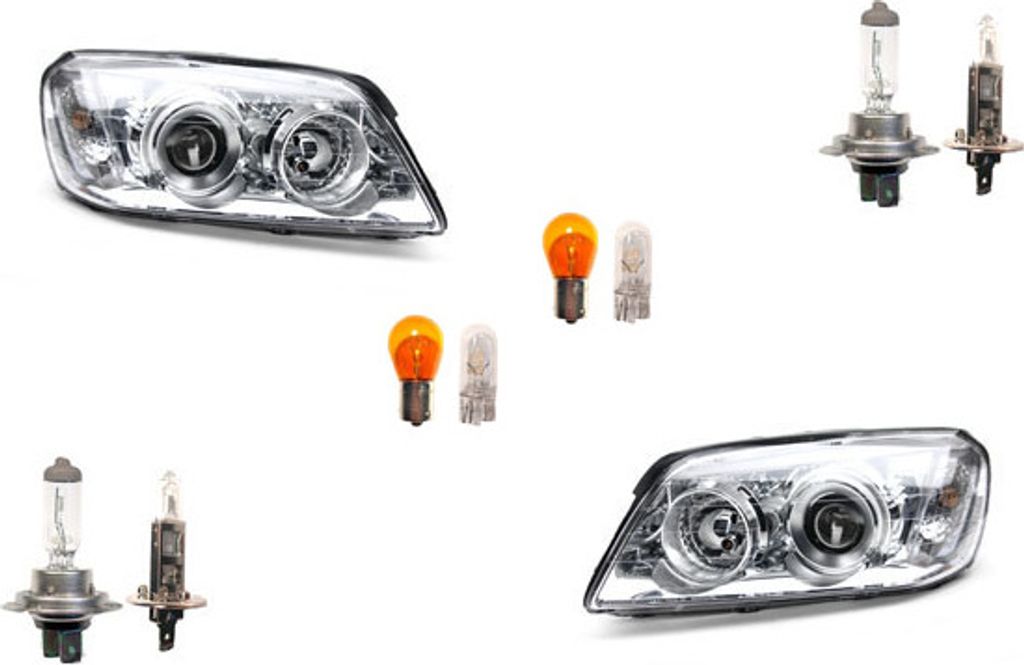 Johns, Scheinwerfer Halogen passend für Chevrolet Captiva 06-11 Leuchtmittel Set Li. Re 96626973 96626974