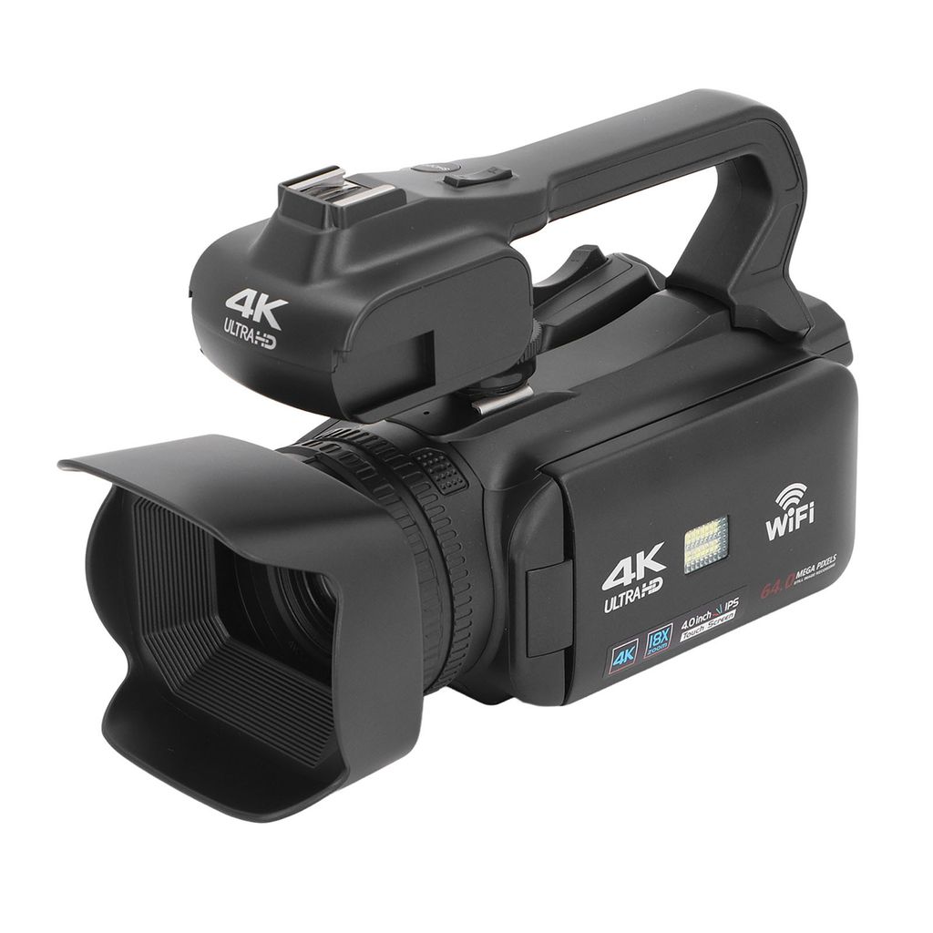 Videocamera 4K 64MP Zoom digitale 18x Videocamera vlog con Immagine del prodotto 