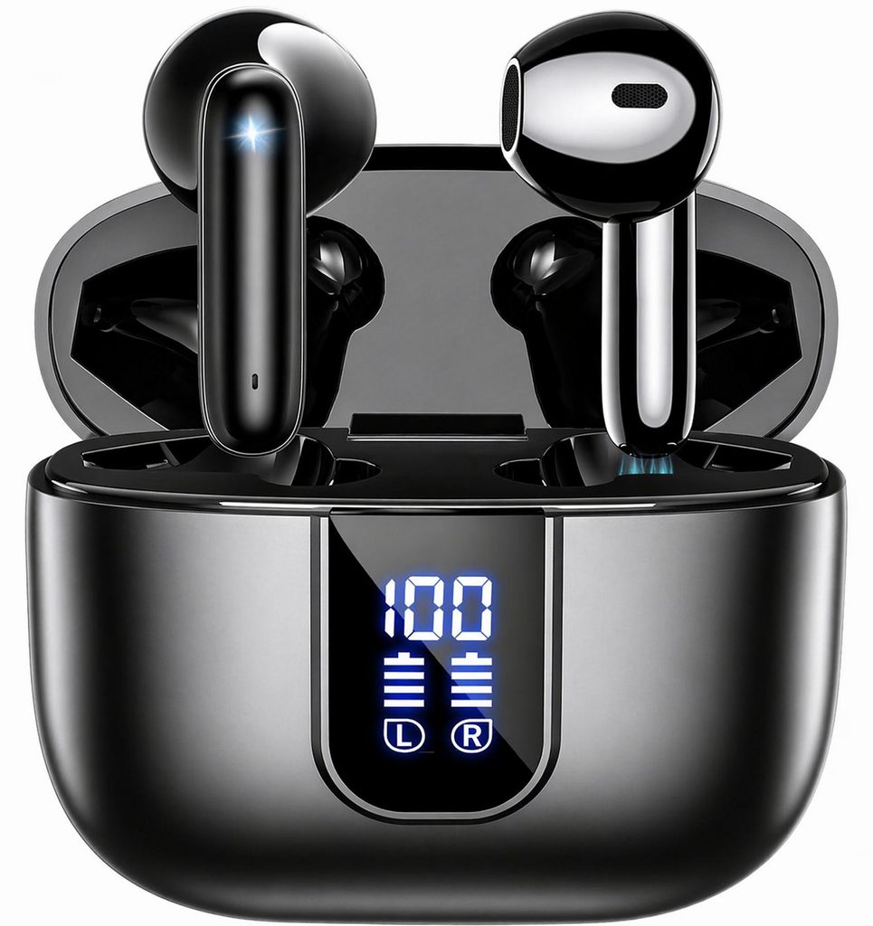 Siltcon® SoundWave Pro 2 Bluetooth Kopfhörer Schwarz – Produktbild 