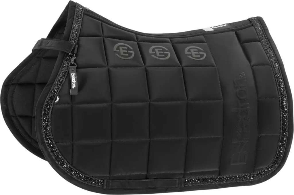 Tapis de selle Dynamic Big Square Jewel 290 noir VS pour le jumping
