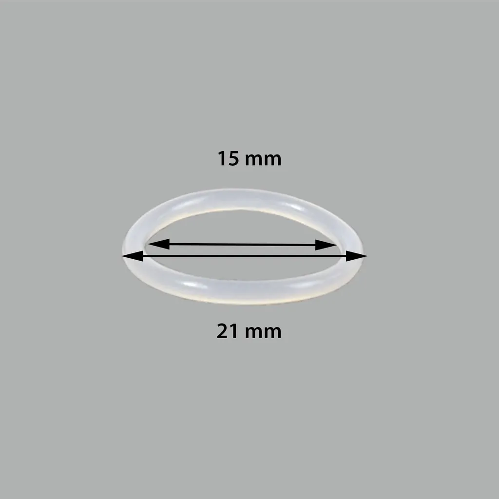 Guarnizione Silicone Alimentare 15mm-21mm per Pistone Macchina Gelato