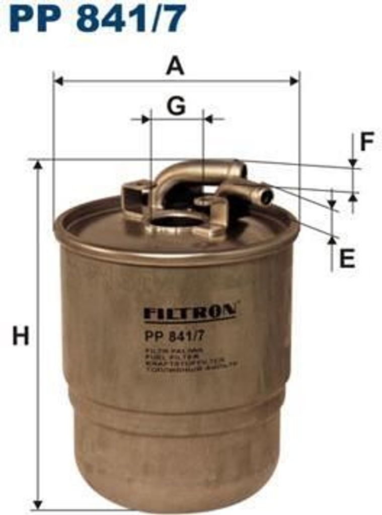 Kraftstofffilter FILTRON PP 841/7