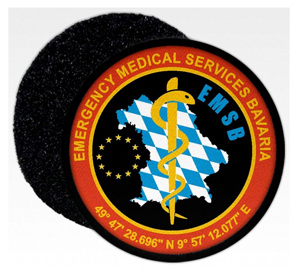 Patch EMSB WÜRZBURG - Rettungsdienst Bayern Arzt Not-San Bavaria