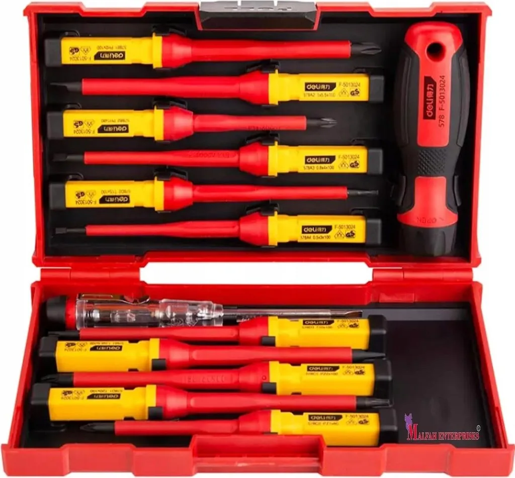 Set Giraviti Isolati 1000V Deli 13 Pz - La Tradizione VDE del Magnetico