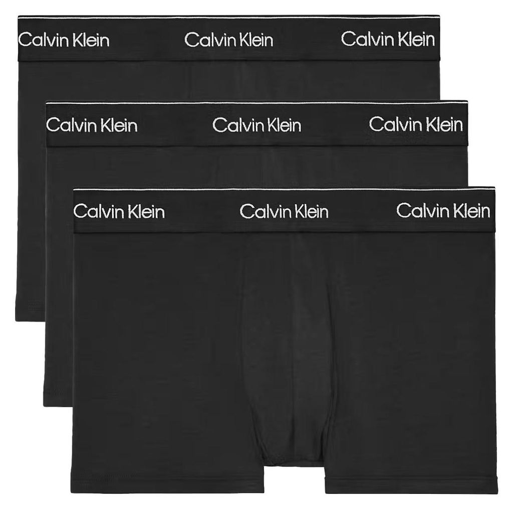 Calvin Klein boxer 3 pack icon Coton stretch trunks black Image du produit 