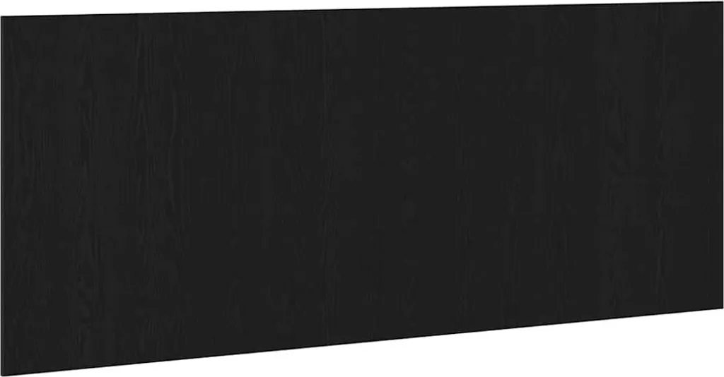 Tête de lit 160 cm noir bois d'ingénierie pour décoration chambre