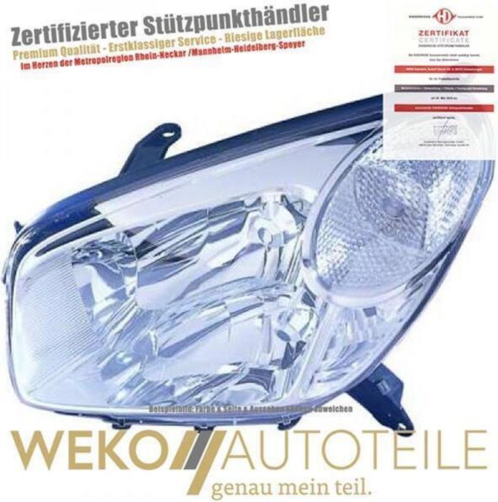 Scheinwerfer links DIEDERICHS 6686181 für TOYOTA