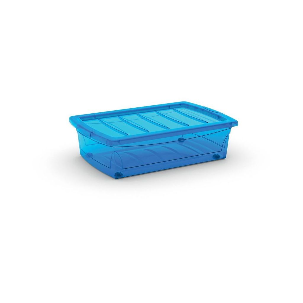KIS Boîte plastique Spinning Box M bleu-translucide Image du produit 
