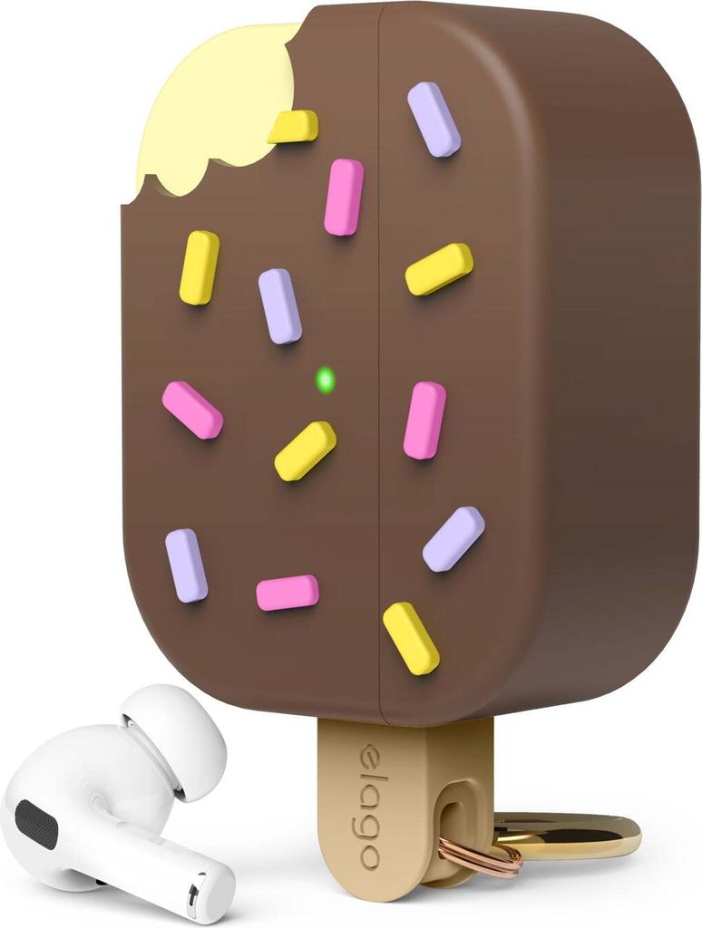 Elago Ice Cream Case für AirPods Pro 2 Dunkelbraun