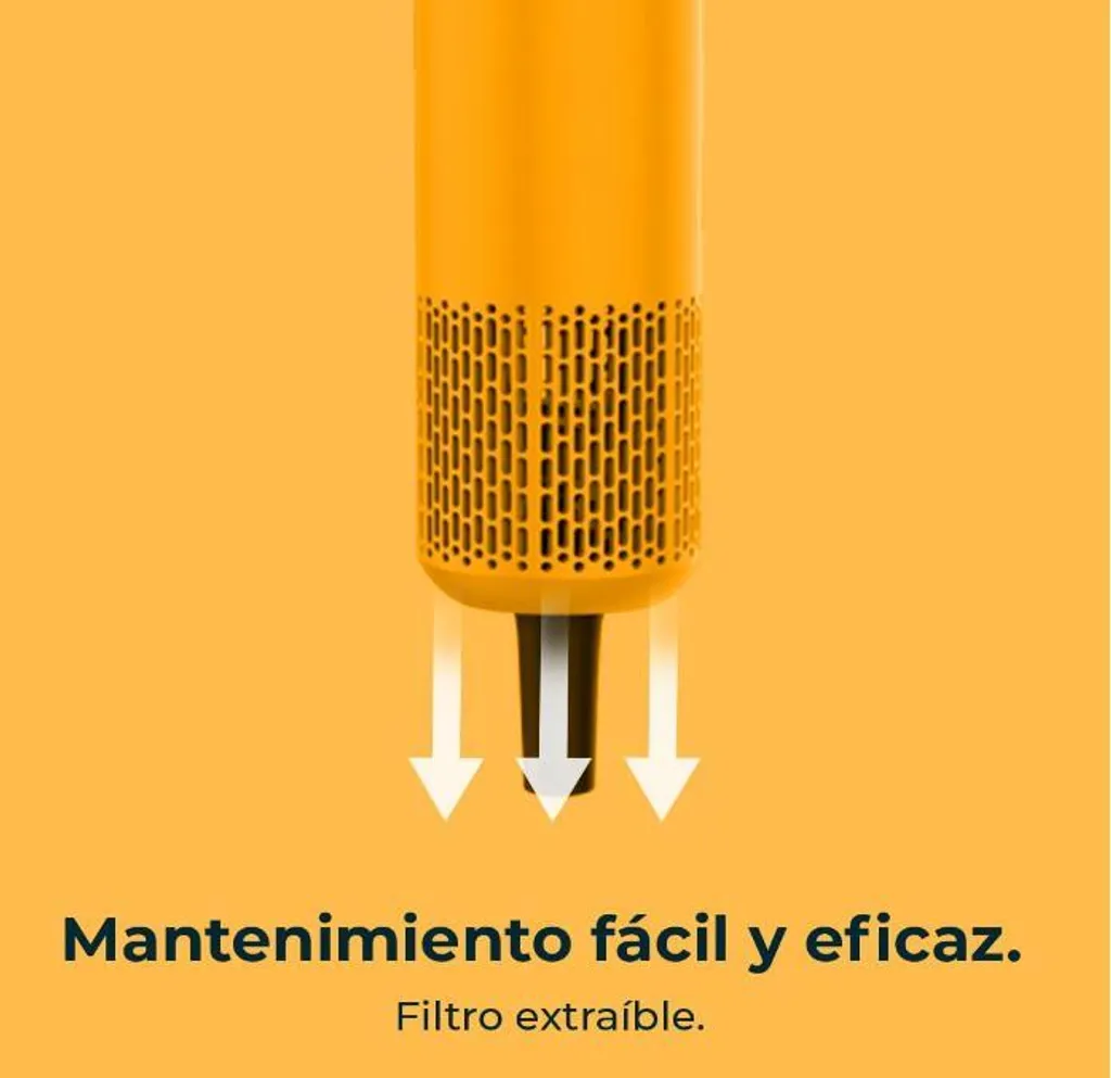 Sèche-Cheveux Cecotec RockStar Style 1500W Jaune spécial Brushing - 12