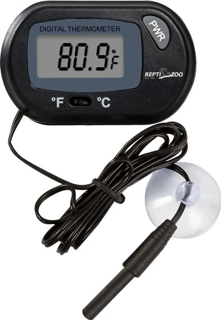Thermomètre Digital Repti-Zoo avec Écran LCD et Sonde de Précision