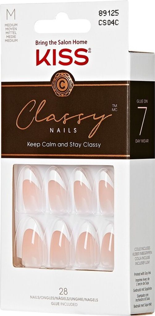 Kiss Classy M French Nagelkleber 28 Stück