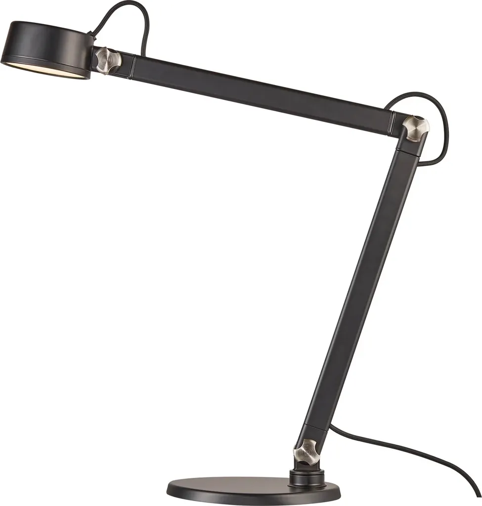 Nobu TM Lampe de Table LED Noir au Design Minimaliste et Moderne