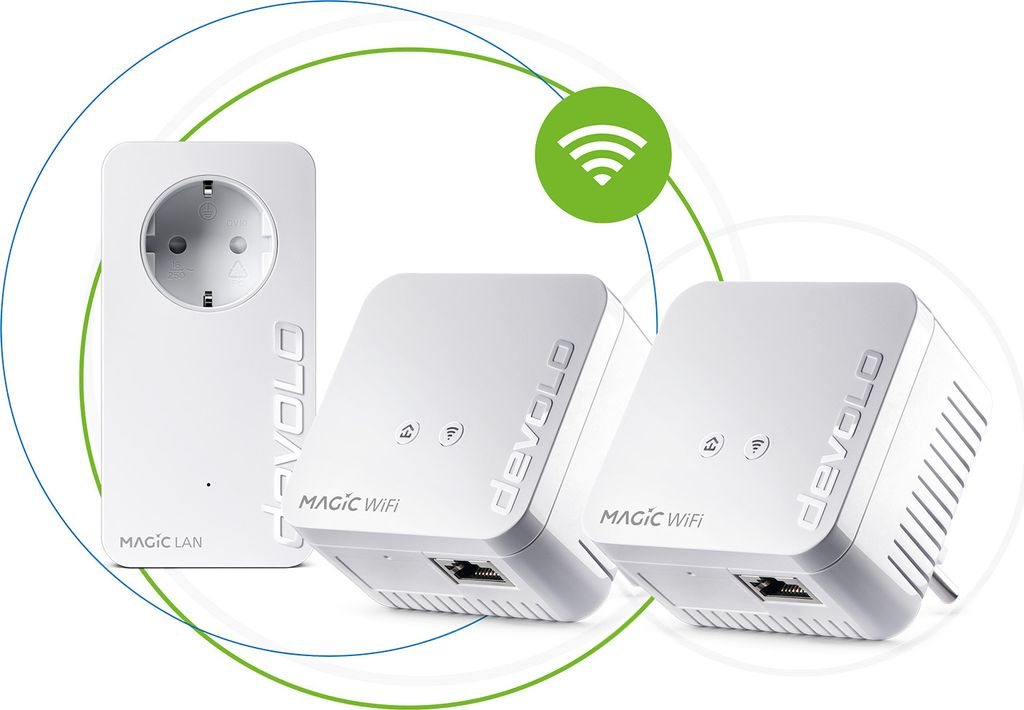 devolo Magic 1 WiFi mini Powerline WLAN zesilovač 3x Obrázek produktu 