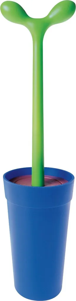Merdolino Alessi Bleu Azur : Brosse WC Iconique en Résine Thermoplastique ASG