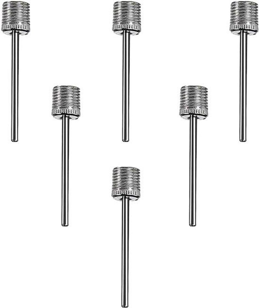 6 Stück Luftdichter Pumpe - Sportballen - Pumpe für Volleyball, Fußball, Basketball, Rugby, Sportgürtel