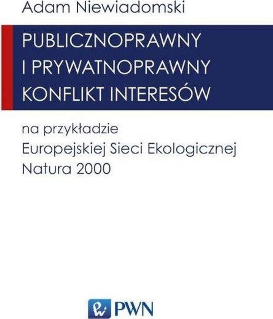 Publicznoprawny i prywatnoprawny konflikt interesów - Adam Niewiadomski (Lehrbücher auf Polnisch)