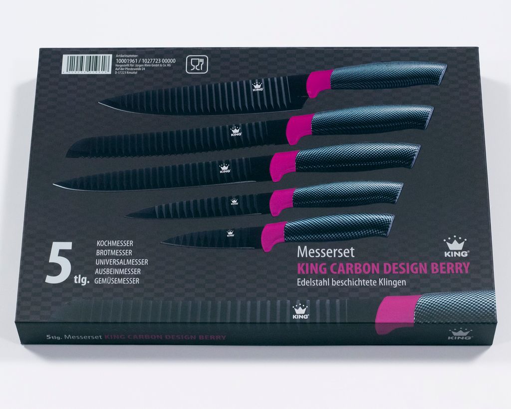 5tlg. Messerset KING® CARBON BERRY LINE | Kaufland.de