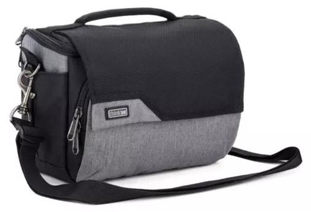Think Tank Mirrorless Mover 20 V2, Messengerhülle, Jede Marke, Sony a7 IV Nikon Z6 II Canon EOS R5, Schultergurt, Schwarz, Grau