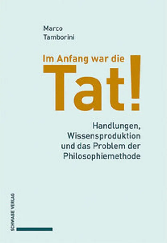 Poster Typographique Im Anfang war die Tat - Papier d'Art Premium