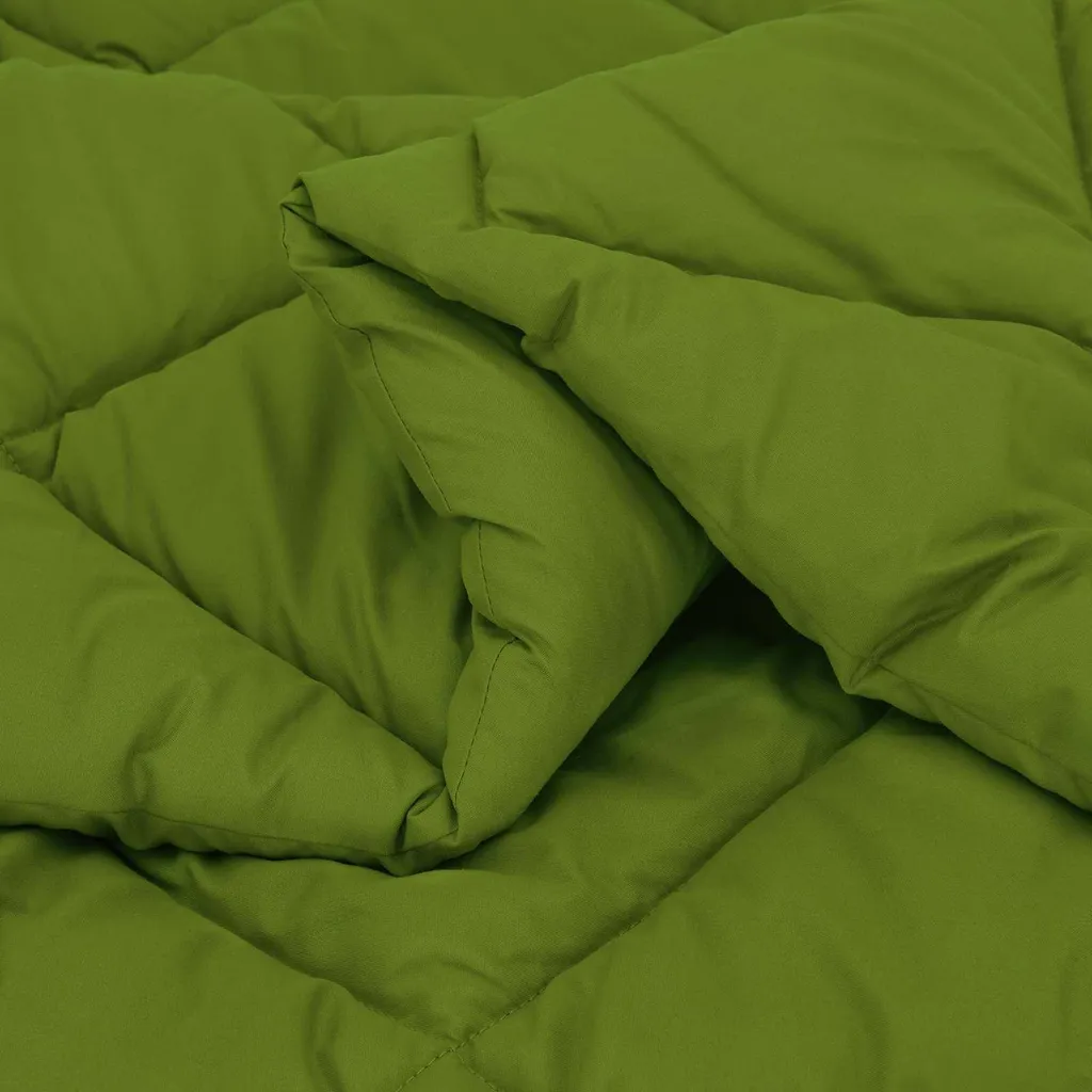 Couette Microfibre verte 200x220cm Épaisse - Spécial Hiver - 5