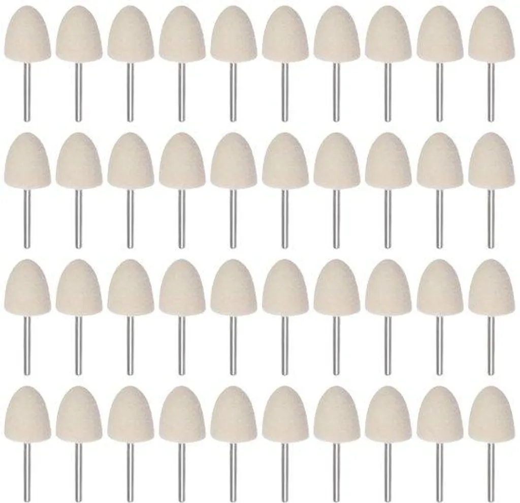 Kit Polissage pour Zones Difficiles avec Pointes en Feutre 18mm - 40 Pcs