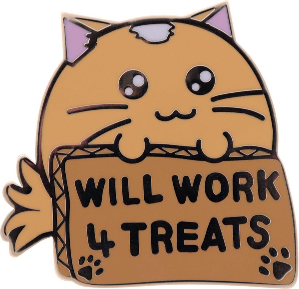 Fuzzballs Ansteck-Pin Whisky Will Work 4 Treats Limited Edition