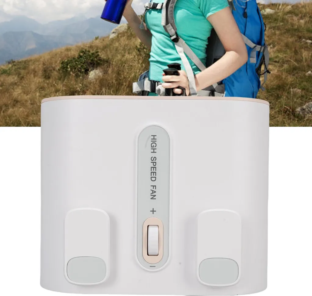 Ventilateur de ceinture extérieur pour travailleur et randonnée beige