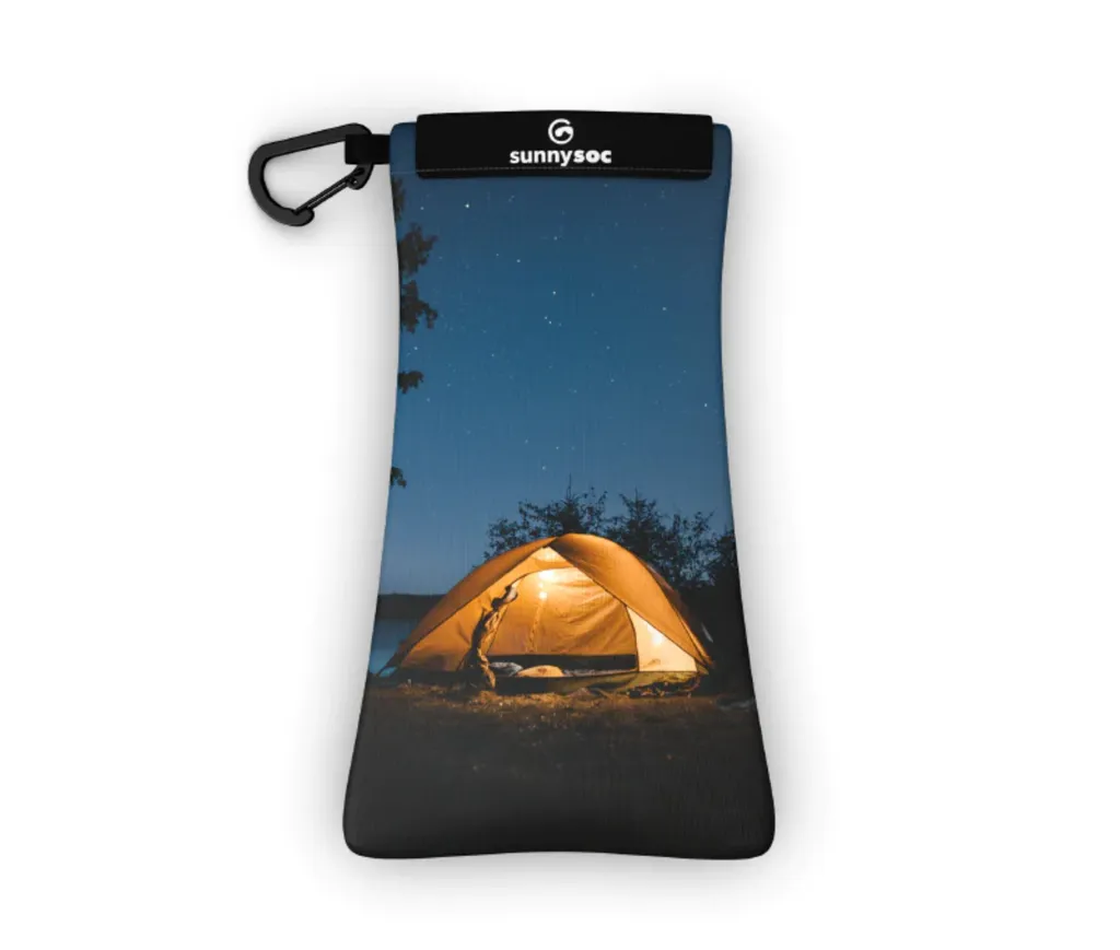 Sunnysoc Camper Custodia Occhiali e Smartphone con Chiusura a Scatto