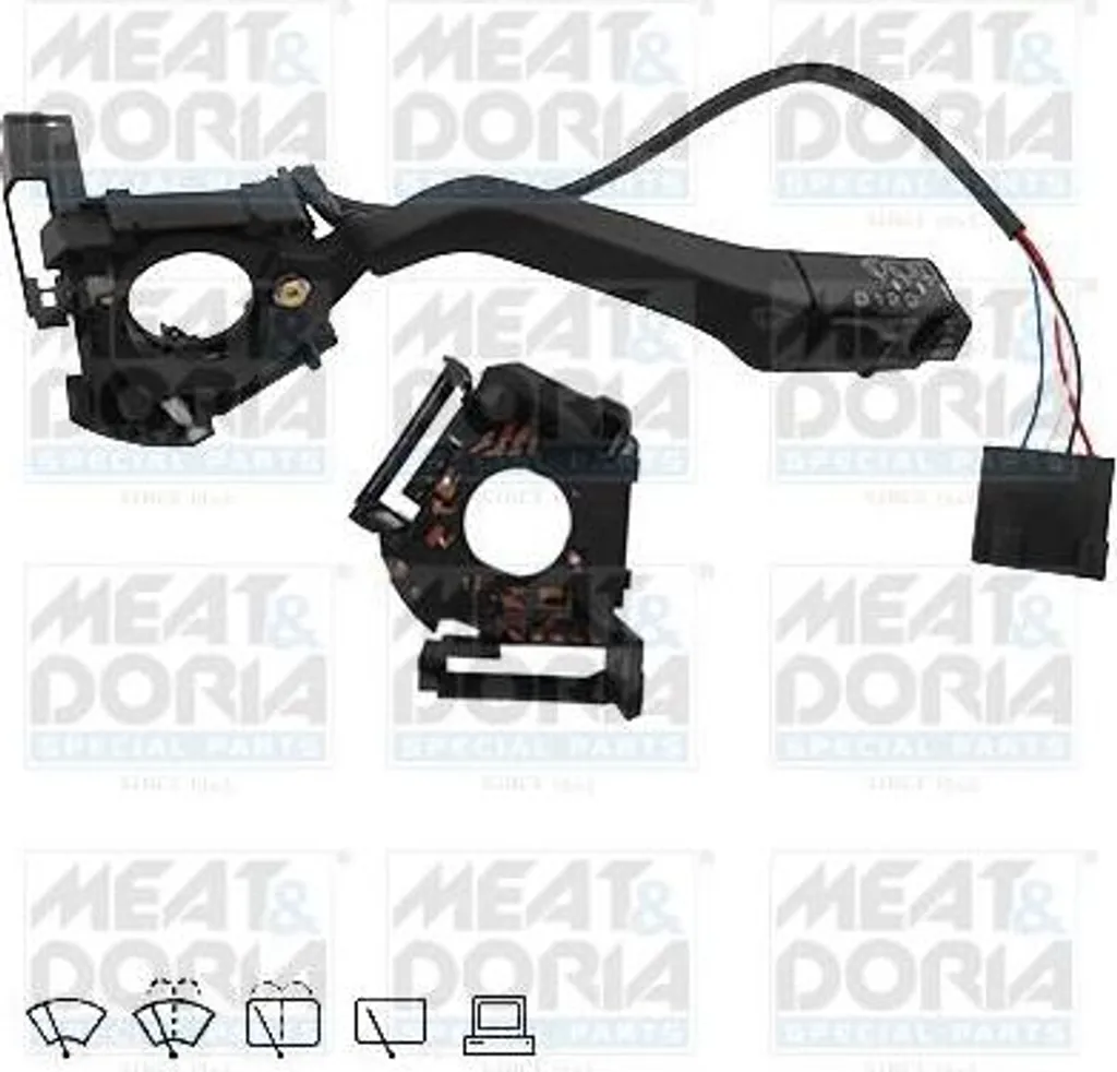 Interruttore Tergicristallo Anteriore In Plastica – Ricambio Per Nissan Primastar E Vauxhall Vivaro, Codice 91160123, Sostituzione Semplice