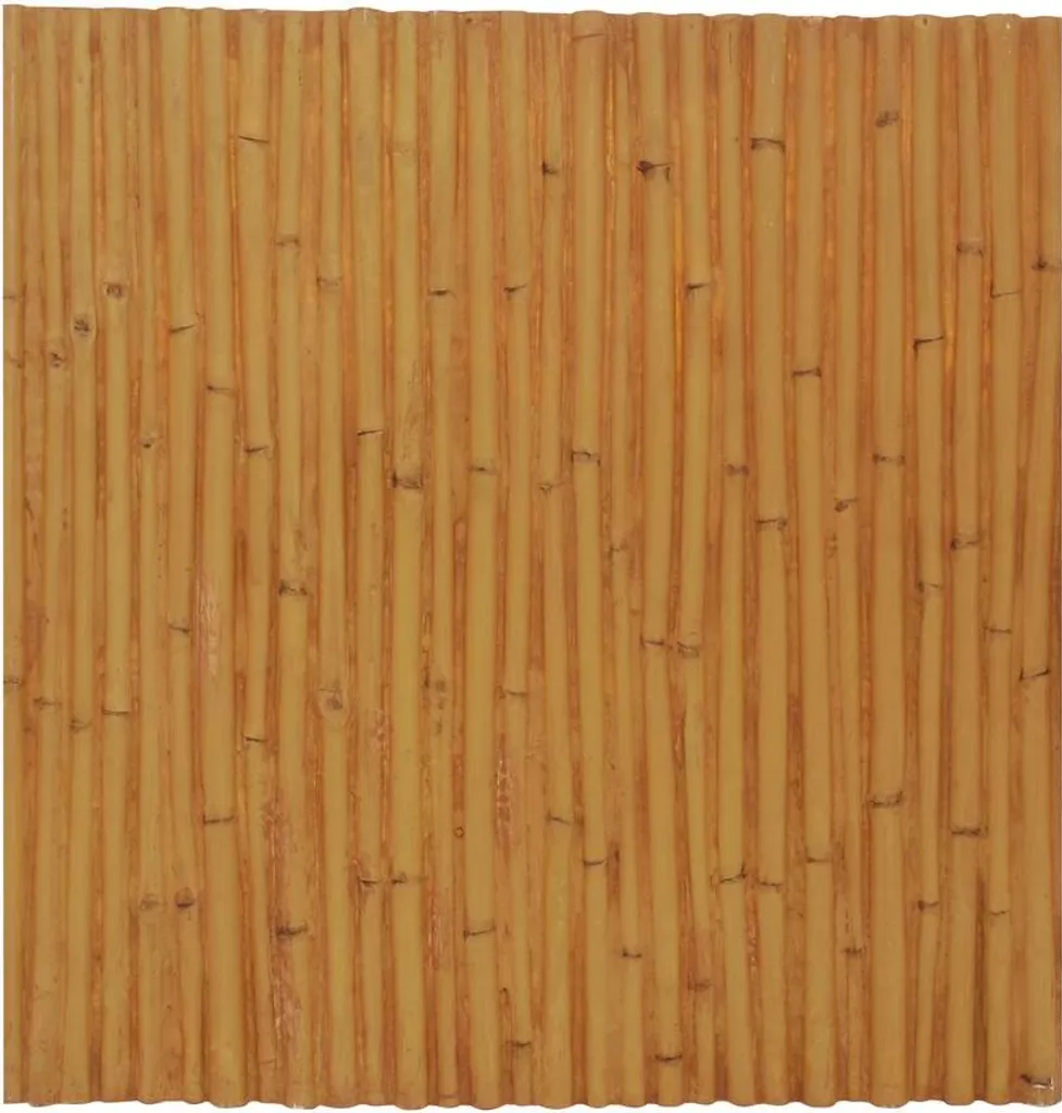 Revêtement mural bambou 100x100cm : panneau décoratif effet naturel