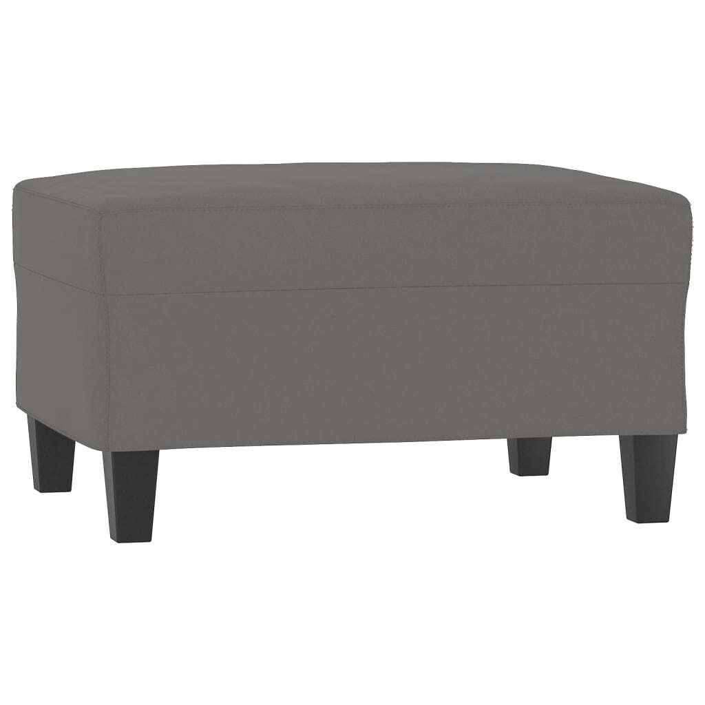 vidaXL Tabouret de pied gris foncé 70x55x41 cm Tissu Image du produit 