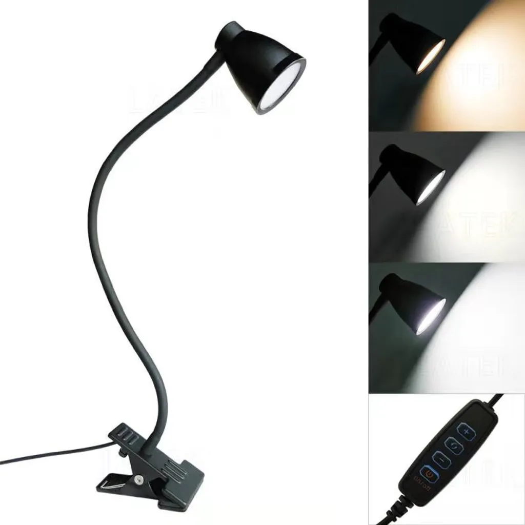 Lampada LED INF per Scrivania e Dormitorio: Dimmerabile 3000-6500K USB - 1