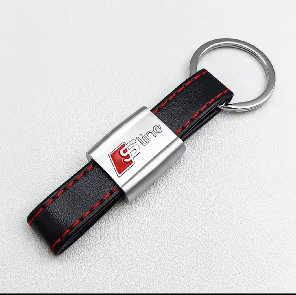 Schlüsselanhänger für Audi S Line – Premium Leder Produktbild 