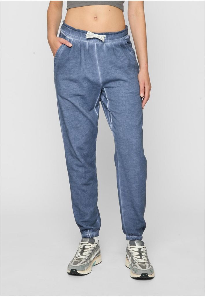 Urban Classics TB459 | Ladies Spray Dye Sweatpant Trainingshose Herren - Farbe: denimblue - Größe: L