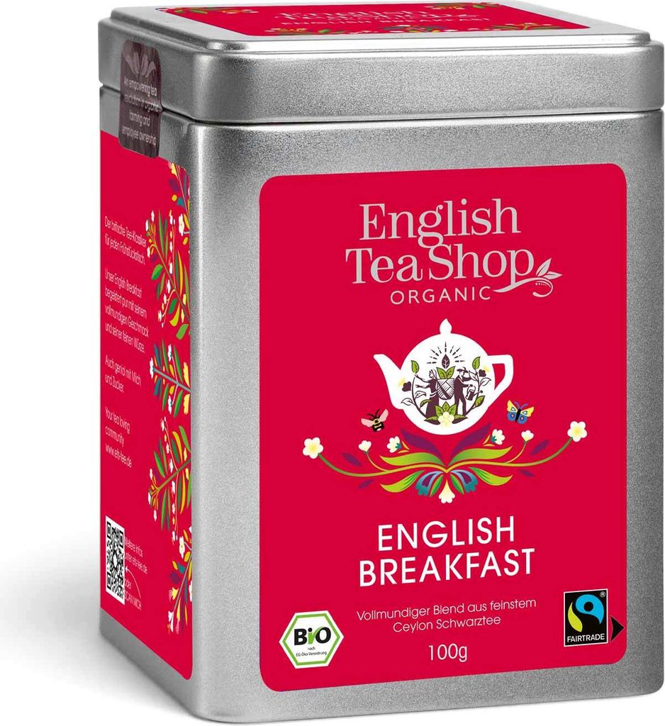 ETS - English Breakfast, BIO Fairtrade, Loser Tee, 100g Dose