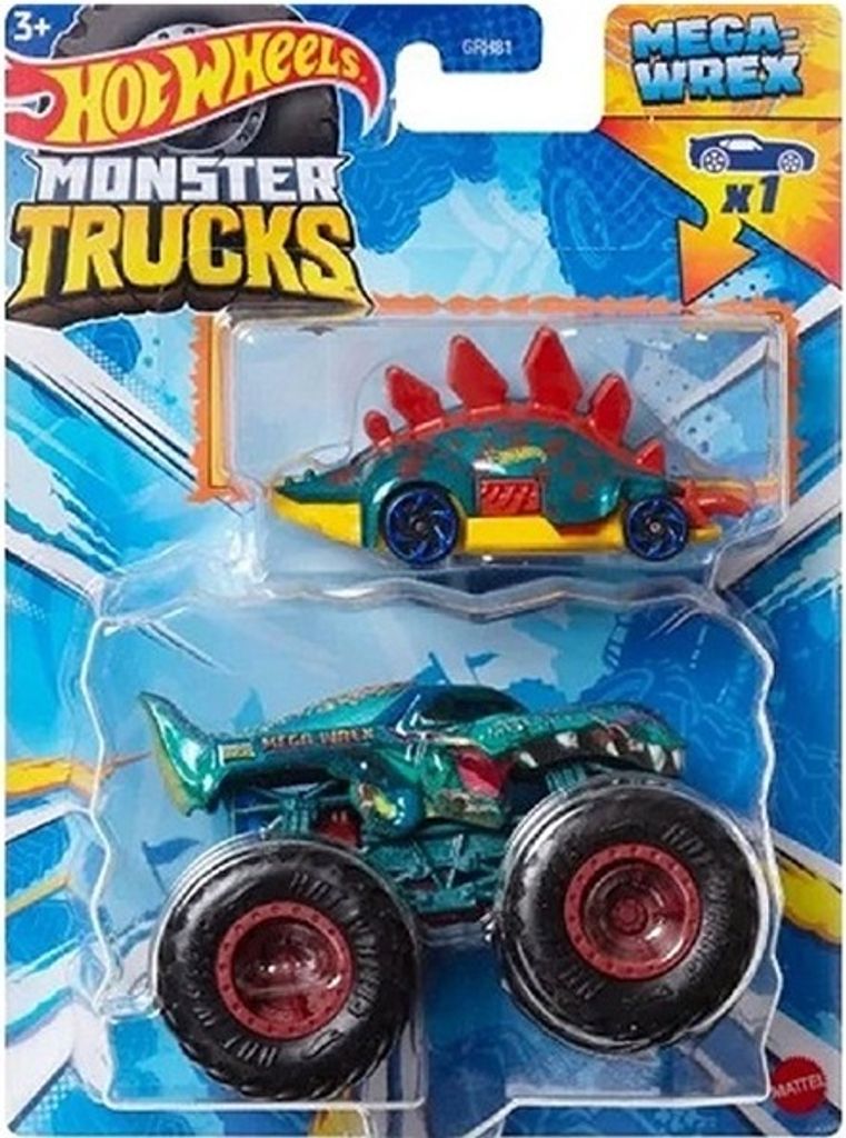 Mega-Wrex + Bonus Auto HWN43 | Hot Wheels Monster Trucks & Produktbild 