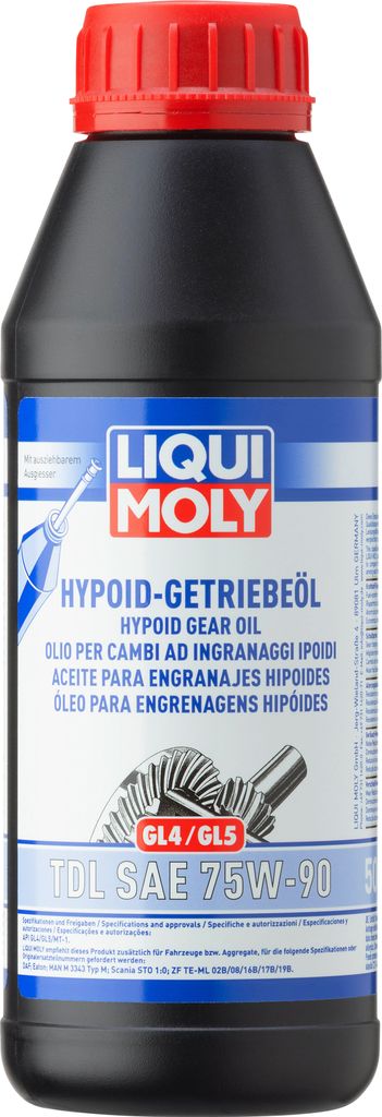 Liqui Moly Hypoid-Getriebeöl (GL4/5) TDL SAE 75W-90 500 ml