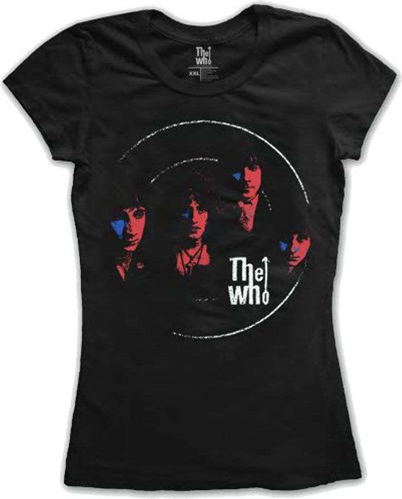 The Who Soundwaves Black Ladies TShirt Größe: X Large
