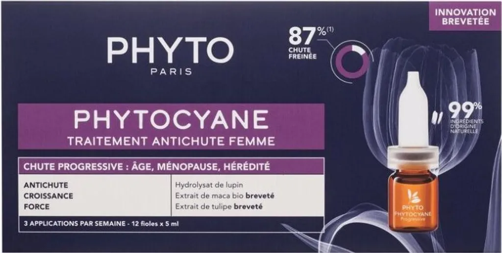 Soin Cheveux Femme Phytocyane - Traitement Anti-chute Progressive 60ml