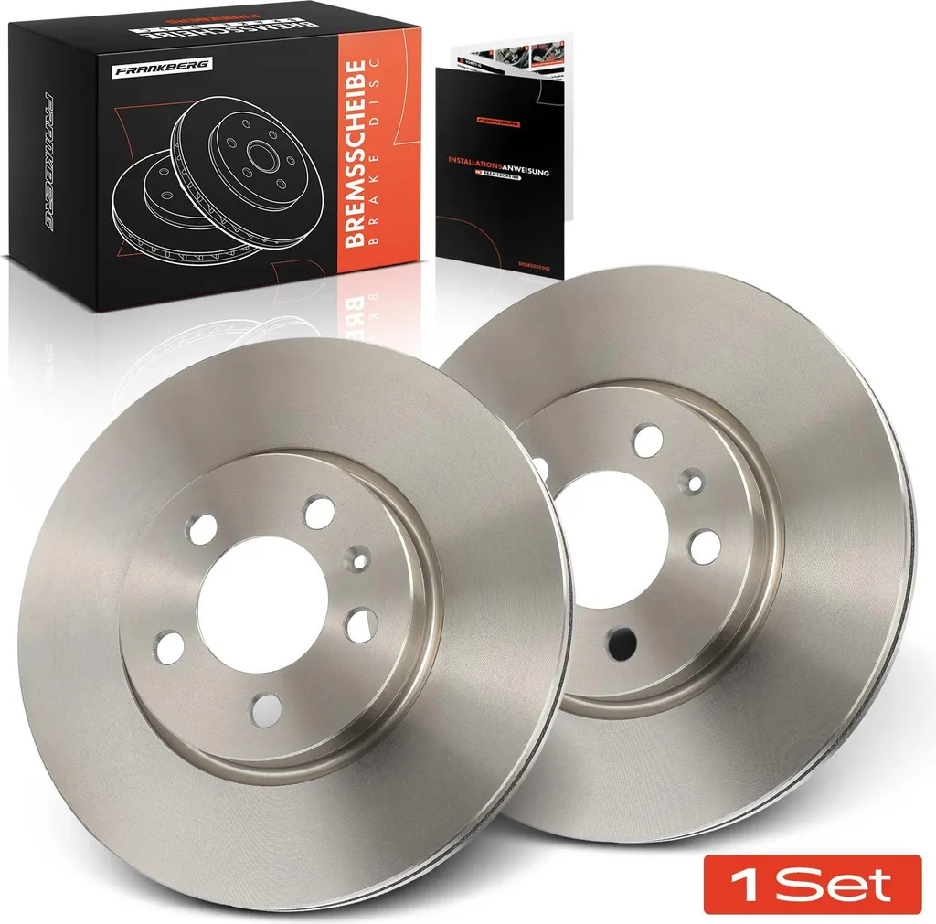 2 Disques de Frein Frankberg Essieu Avant pour VW Polo et Audi A1