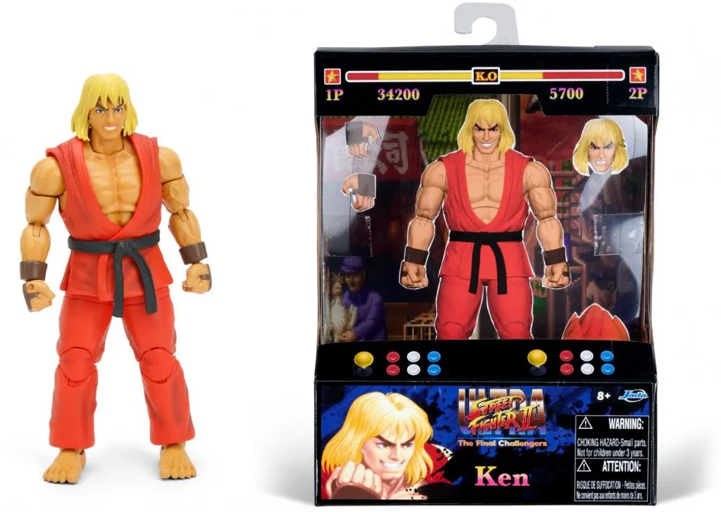 Ken Street Fighter 2 Figurine 15 cm ultra-articulée - Jada Toys Edition
